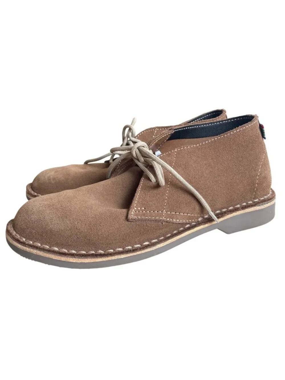 Veldskoen Suede Leather Chukka Boots Men's 6 EU 38 Classic Heritage Tan Lace UP